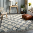 thumbnail image 1 of Mark&Day Area Rugs, 2x3 Masham Global Denim Area Rug, Blue Beige Carpet for Living Room, Bedroom or Kitchen (2' x 3'), 1 of 7