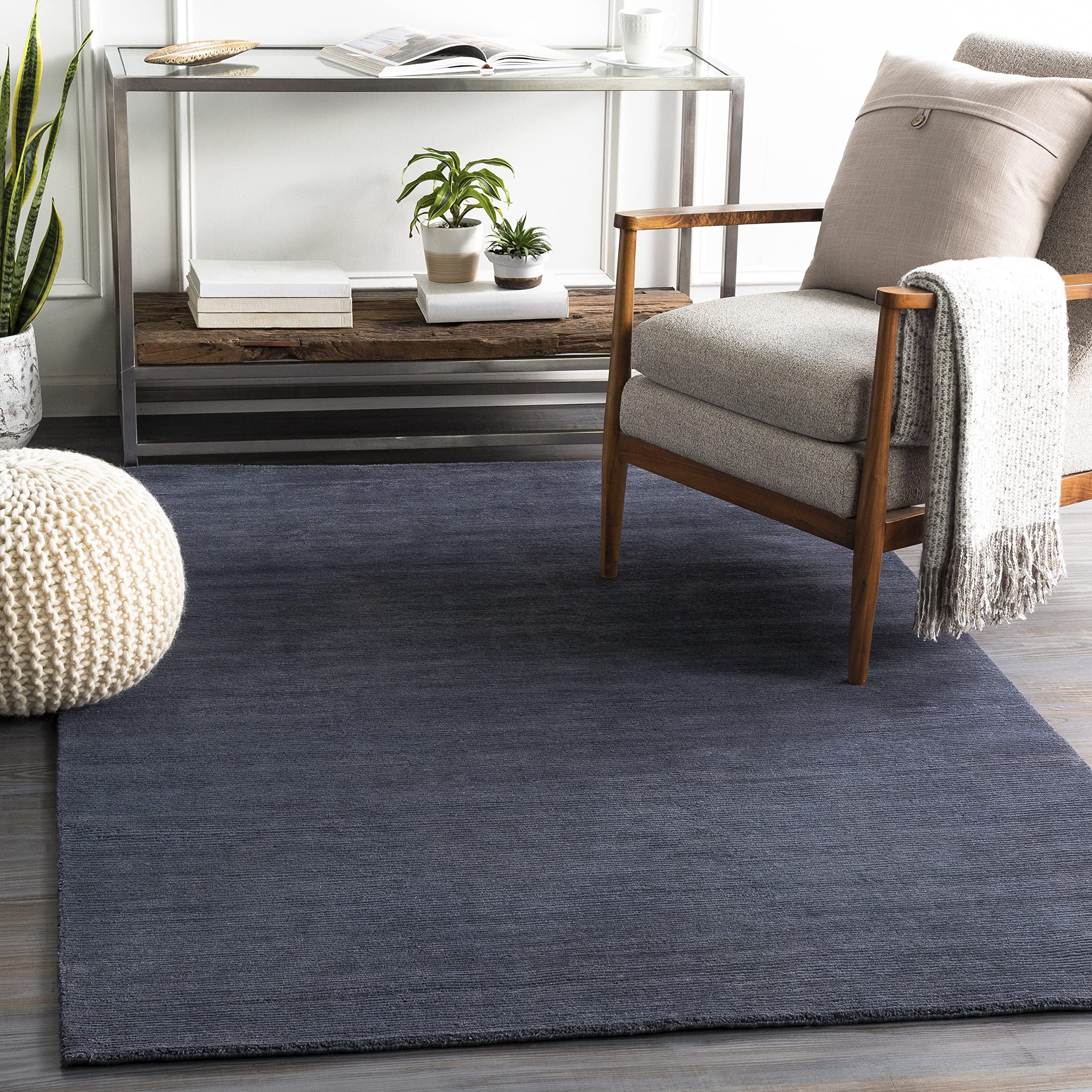 Mark&Day Area Rugs, 2x3 Midhurst Modern Denim Area Rug, Grey Carpet for ...