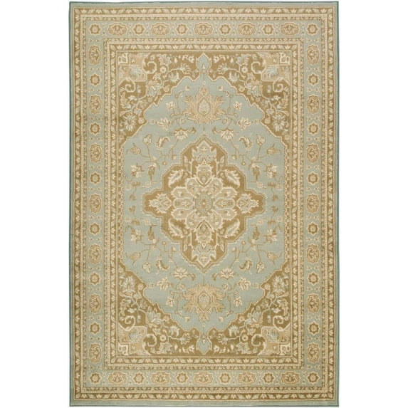 Mark&Day Area Rugs, 2x3 Miley Traditional Sage Area Rug, Yellow Grey Carpet for Living Room, Bedroom or Kitchen (1'10" x 2'11")