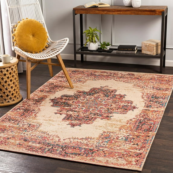 Mark&Day Area Rugs, 2x3 Naarden Traditional Camel Area Rug, Cream Beige Carpet for Living Room, Bedroom or Kitchen (2' x 3')