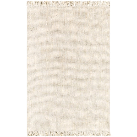 Mark&Day Jute Rugs, 2x3 Nassereith Cottage Cream Area Rug, White Blue Black Carpet for Living Room, Bedroom or Kitchen (2' x 3')