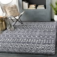 thumbnail image 1 of Mark&Day Area Rugs, 2x3 Occitanie Global Shag Medium Gray Area Rug, Grey White Carpet for Living Room, Bedroom or Kitchen (2' x 3'), 1 of 7