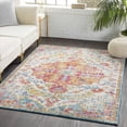 thumbnail image 1 of Mark&Day Area Rugs, 2x3 Olivia Traditional Saffron Teal Area Rug (2' x 3'), 1 of 7