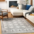 thumbnail image 1 of Mark&Day Area Rugs, 2x3 Opmeer Global Medium Gray Area Rug, Grey Cream Carpet for Living Room, Bedroom or Kitchen (2' x 3'), 1 of 1