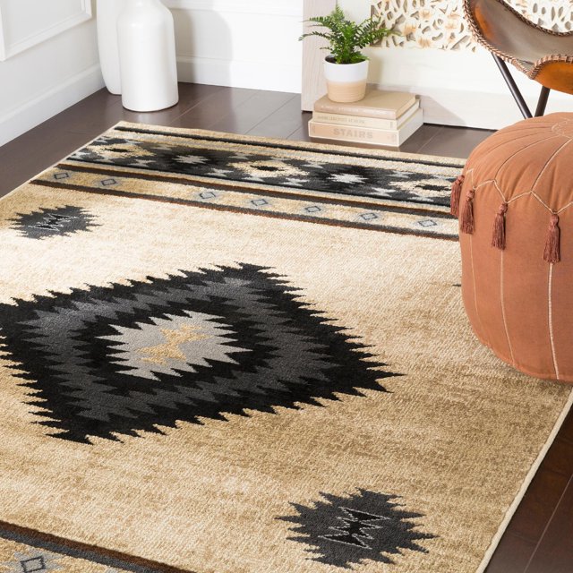 Mark&Day Area Rugs, 2x3 Oxbow Rustic Medium Gray Area Rug (1'10