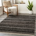 thumbnail image 1 of Mark&Day Area Rugs, 2x3 Padiham Global Shag Charcoal Area Rug, Grey Black Beige Carpet for Living Room, Bedroom or Kitchen (2' x 3'), 1 of 2