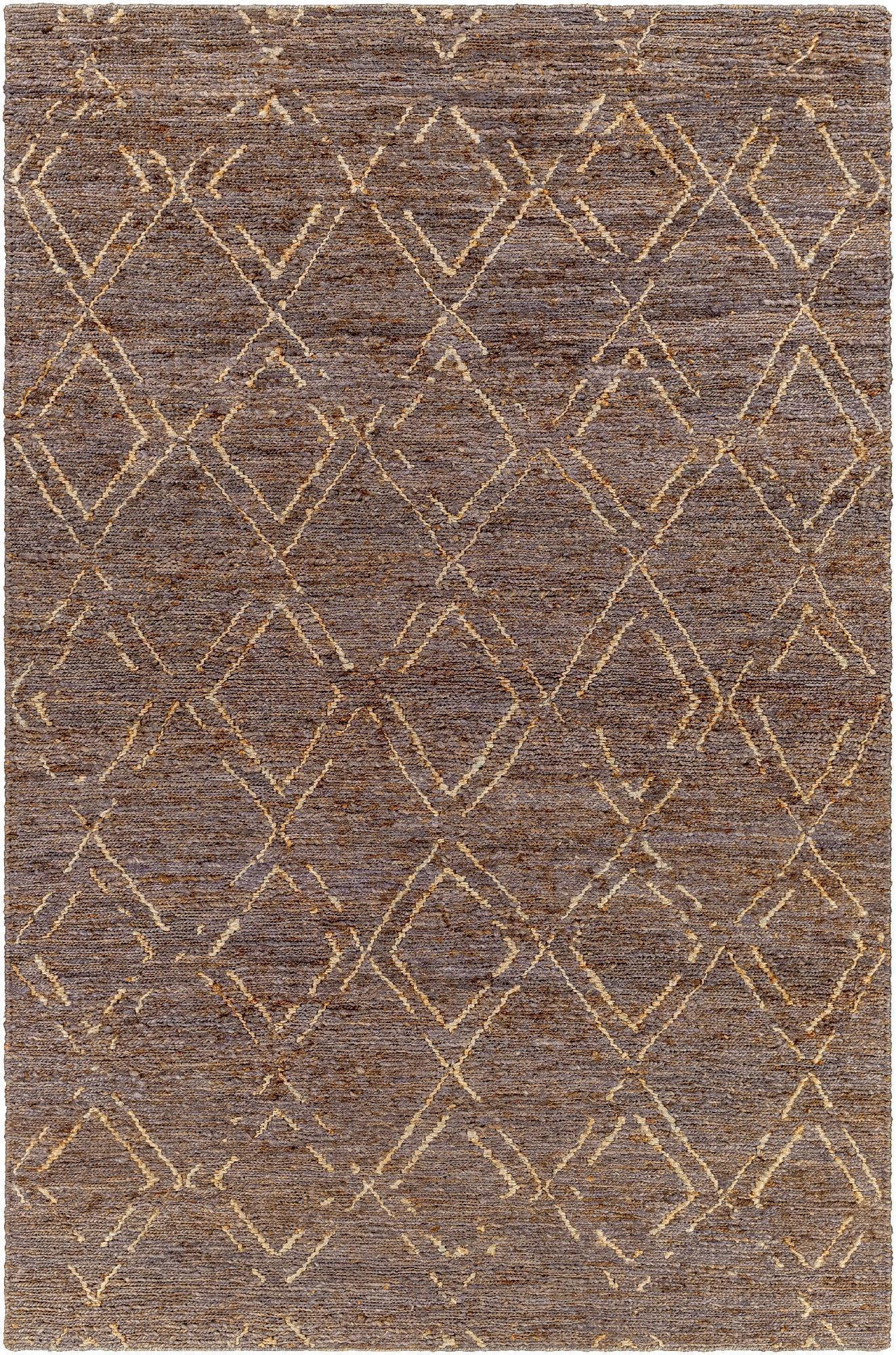 Pendleton Cottage Gray Wool and Fur Area Rug 2' x 3'