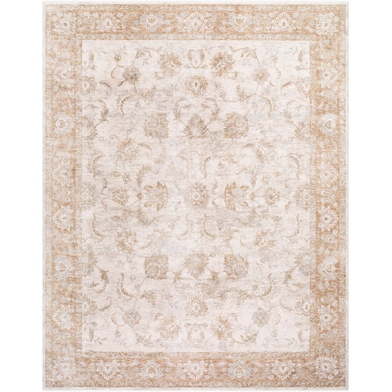 Mark&Day Area Rugs, 2x3 Pennie Traditional Oatmeal Area Rug, Cream Tan Blue Carpet for Living Room, Bedroom or Kitchen (2' x 2'11")