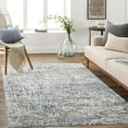 thumbnail image 1 of Mark&Day Area Rugs, 2x3 Rathbun Modern Navy Area Rug, Blue Beige Grey Carpet for Living Room, Bedroom or Kitchen (2' x 3'), 1 of 1