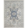 thumbnail image 1 of Mark&Day Area Rugs, 2x3 Rochelle Traditional Navy Area Rug, Blue White Carpet for Living Room, Bedroom or Kitchen (2' x 2'11"), 1 of 9