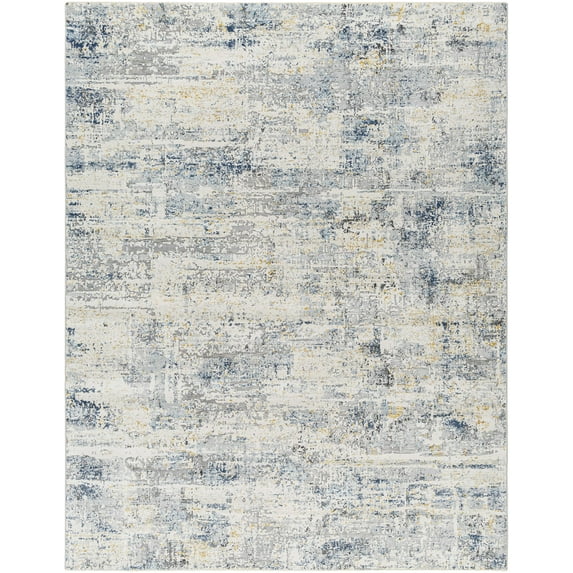 Mark&Day Area Rugs, 2x3 Sabino Modern Abstract Marble Beige Area Rug, Grey Blue Marble Swirl Carpet for Living Room, Bedroom or Kitchen (2' x 3')