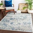 thumbnail image 1 of Mark&Day Area Rugs, 2x3 Schingen Traditional Bright Blue Area Rug, Blue Grey Black Carpet for Living Room, Bedroom or Kitchen (2' x 3'), 1 of 8