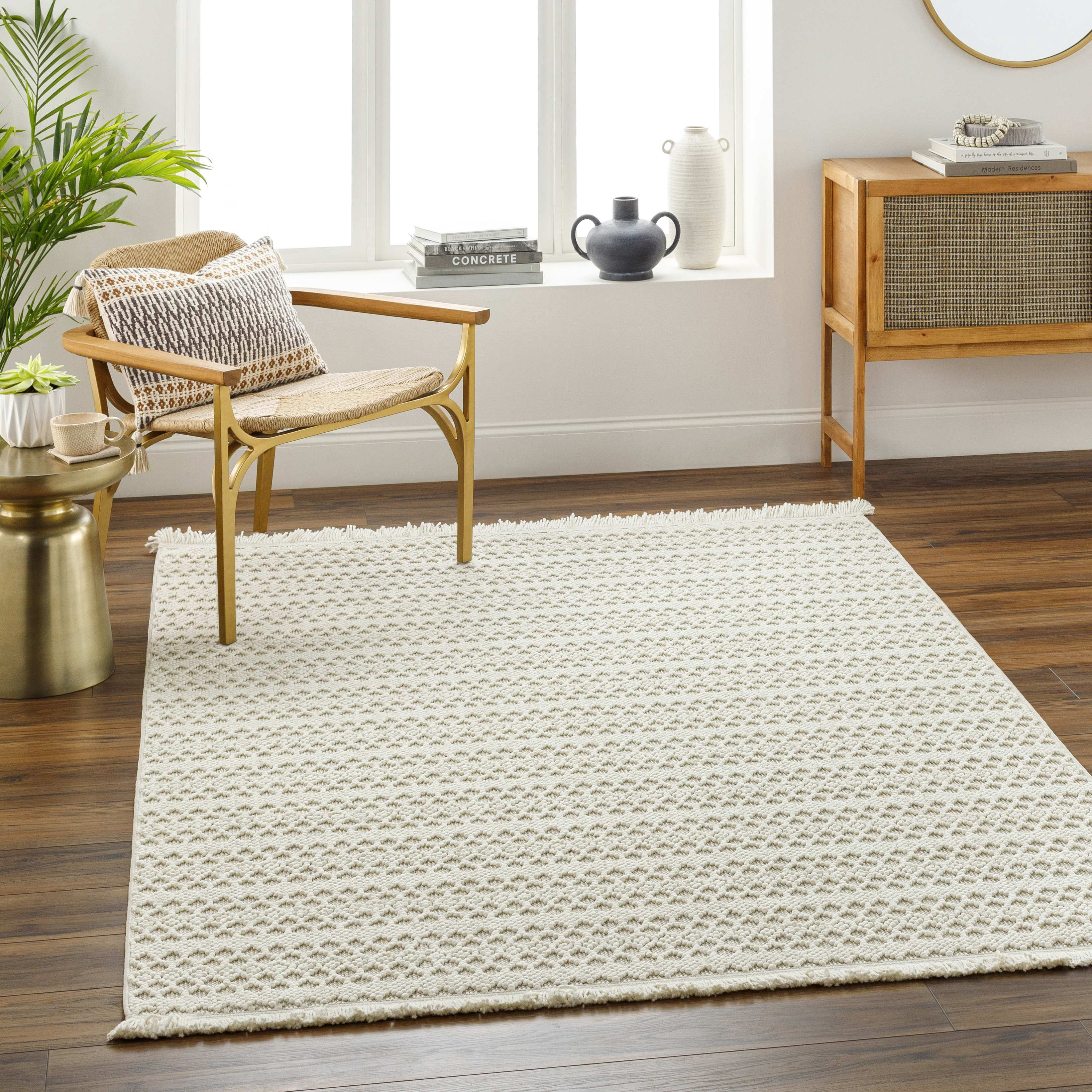 Off White Area Rug