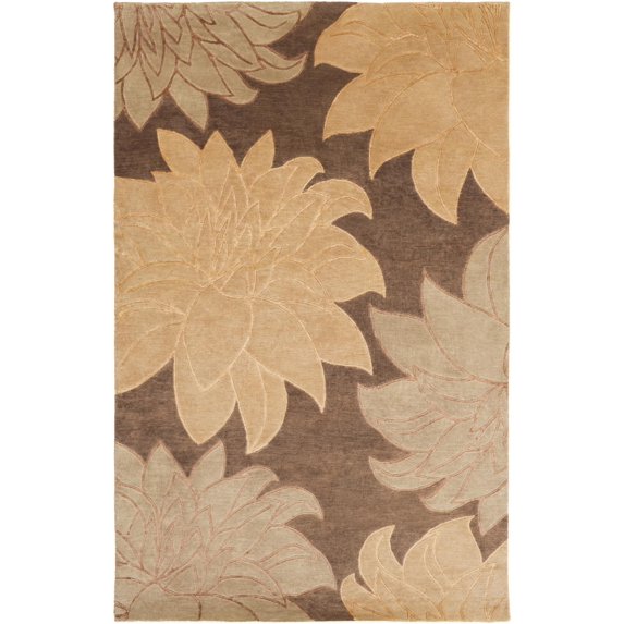 Mark&Day Wool Rugs, 2x3 Stork Modern Light Brown Area Rug, Brown Carpet for Living Room, Bedroom or Kitchen (2' x 3')