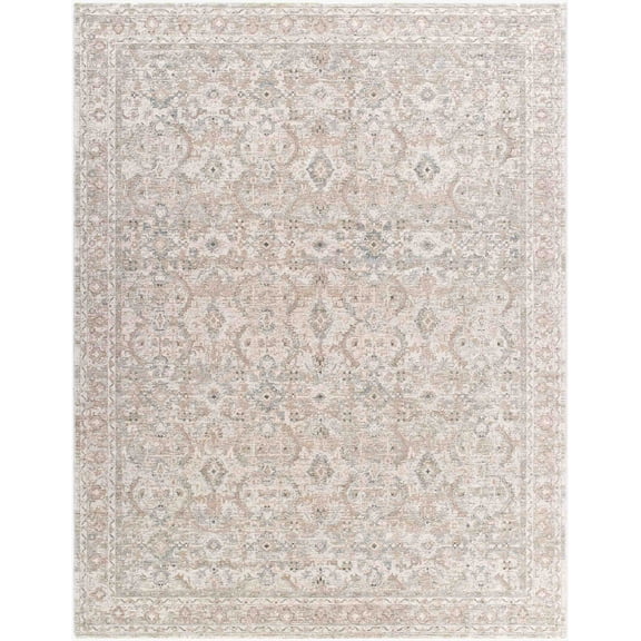 Mark&Day Area Rugs, 2x3 Trenna Traditional Light Silver Area Rug, Silver Ash Carpet for Living Room, Bedroom or Kitchen (2' x 2'11")