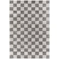 thumbnail image 1 of Mark&Day Area Rugs, 2x3 Yaakov Modern Shag Black Checkered Rug, Grey Silver Carpet for Living Room, Bedroom or Kitchen (2' x 2'11"), 1 of 1