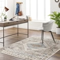 thumbnail image 1 of Mark&Day Area Rugs, 2x3 Yvett Traditional Beige Sky Blue Area Rug (2' x 3'), 1 of 5
