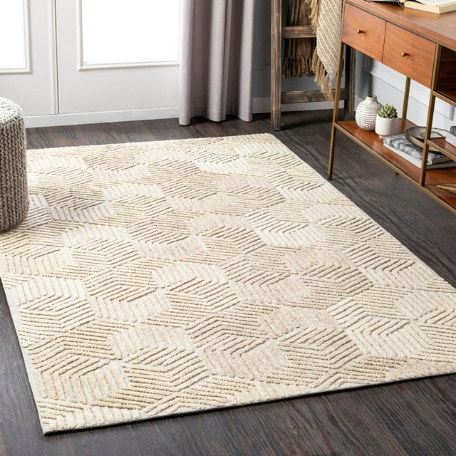 Mark&Day Area Rugs, 2x3 Zaarvlaas Modern Cream Area Rug (2' x 3')