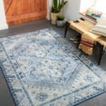 thumbnail image 1 of Mark&Day Area Rugs, 2x4 Meeuwen Traditional Navy Area Rug (2'3" x 3'9"), 1 of 6