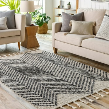 Mark&Day Area Rugs, 2x4 Noenes Global Black Area Rug (2'6" x 4')
