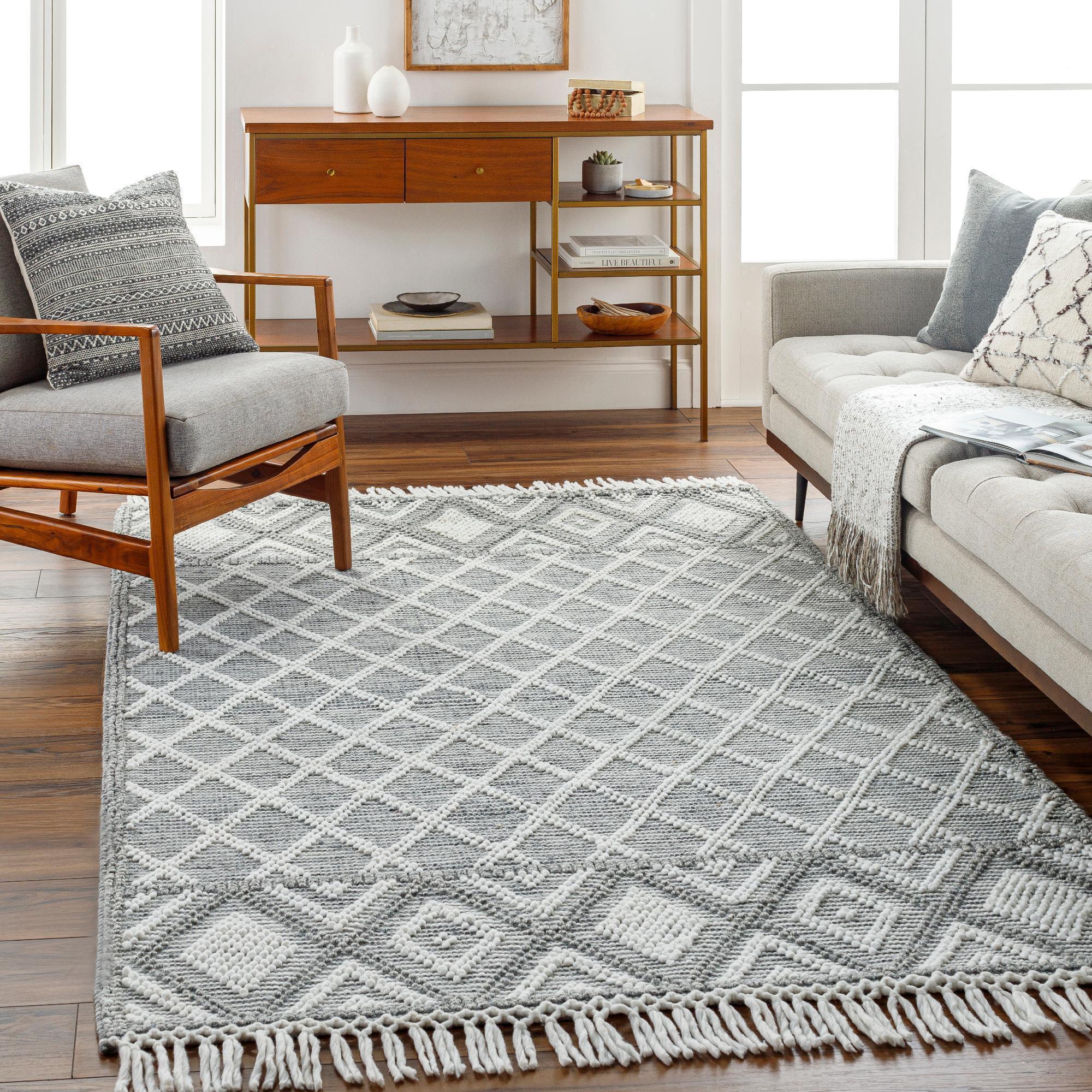 Mark&Day Area Rugs, 2x4 Ovgoros Global Light Gray Area Rug (2'3" x 3'9") - image 1 of 6