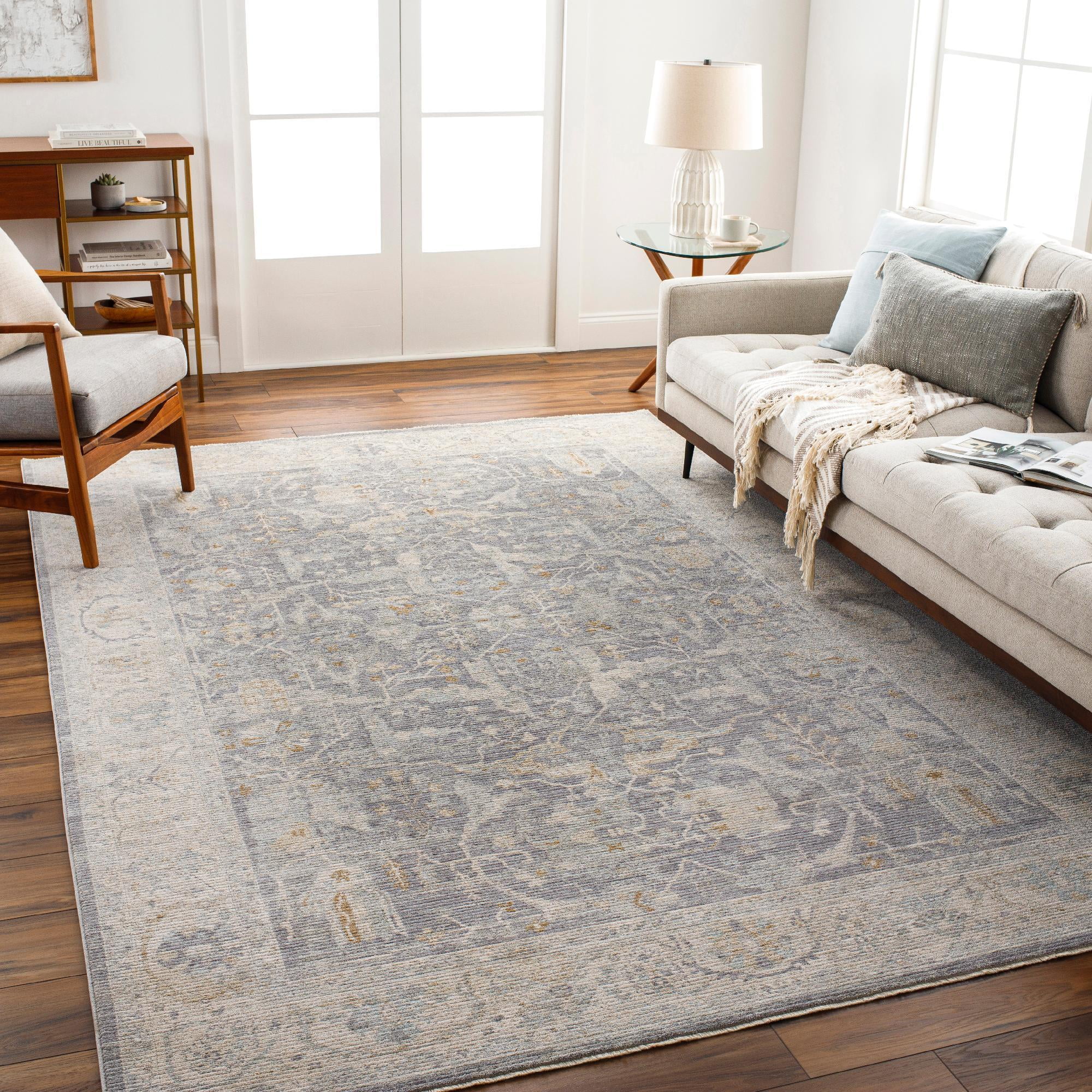 Mark&Day Area Rugs, 3x7 Anthony Traditional Taupe Runner Area Rug ...