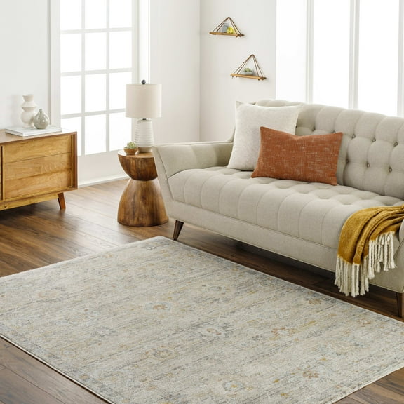 Mark&Day Area Rugs, 2x7 Ashlen Traditional Tan Runner Area Rug, Brown Off-White Yellow Carpet for Hallway, Kitchen, Bedroom or Living Room (2'6" x 7'3" Runner)