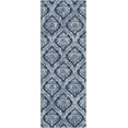 thumbnail image 1 of Mark&Day Area Rugs, 3x7 Bellburns Cottage Dark Blue Runner Area Rug, White Dark Blue Carpet for Hallway, Kitchen, Bedroom or Living Room (2'7" x 7'3" Runner), 1 of 7
