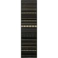 thumbnail image 1 of Mark&Day Area Rugs, 2x8 Creston Rustic Black Runner Area Rug, Black Beige Carpet for Hallway, Kitchen, Bedroom or Living Room (2'2" x 7'7" Runner), 1 of 5