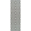 thumbnail image 1 of Mark&Day Wool Rugs, 2x8 Holyoke Modern Pewter & Jet Black Runner Area Rug, Beige Grey Black Carpet for Hallway, Kitchen, Bedroom or Living Room (2'6" x 8' Runner), 1 of 3