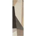 thumbnail image 1 of Mark&Day Wool Rugs, 2x8 Lollum Modern Charcoal Runner Area Rug, Brown Grey White Carpet for Hallway, Kitchen, Bedroom or Living Room (2'6" x 8' Runner), 1 of 8
