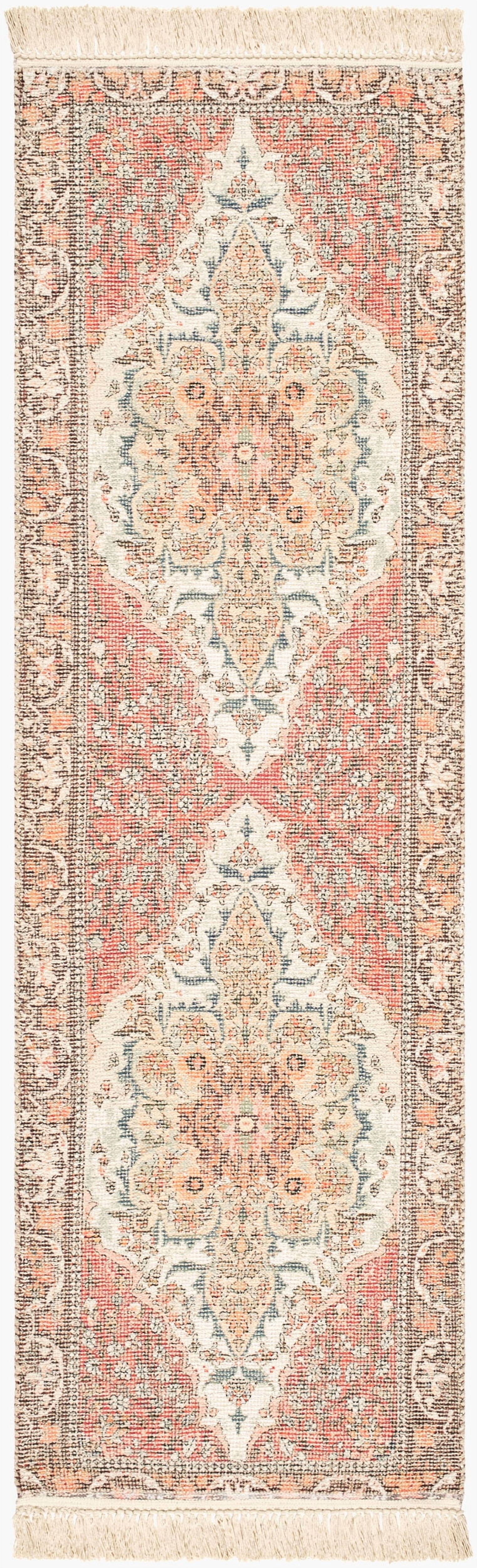 Mark&Day Area Rugs, 2x8 Malak Traditional Terracotta Runner Area Rug ...