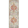 thumbnail image 1 of Mark&Day Area Rugs, 2x8 Olivia Traditional Saffron Teal Runner Area Rug (2'7" x 7'3"), 1 of 6