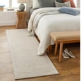 thumbnail image 1 of Mark&Day Wool Rugs, 2x8 Remy Modern Ivory Runner Area Rug, Ivory Carpet for Hallway, Kitchen, Bedroom or Living Room (2'6" x 8' Runner), 1 of 8
