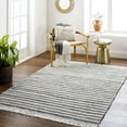thumbnail image 1 of Mark&Day Area Rugs, 2x8 Smerp Modern Slate Runner Area Rug, Grey Ivory Carpet for Hallway, Kitchen, Bedroom or Living Room (2'6" x 8' Runner), 1 of 6