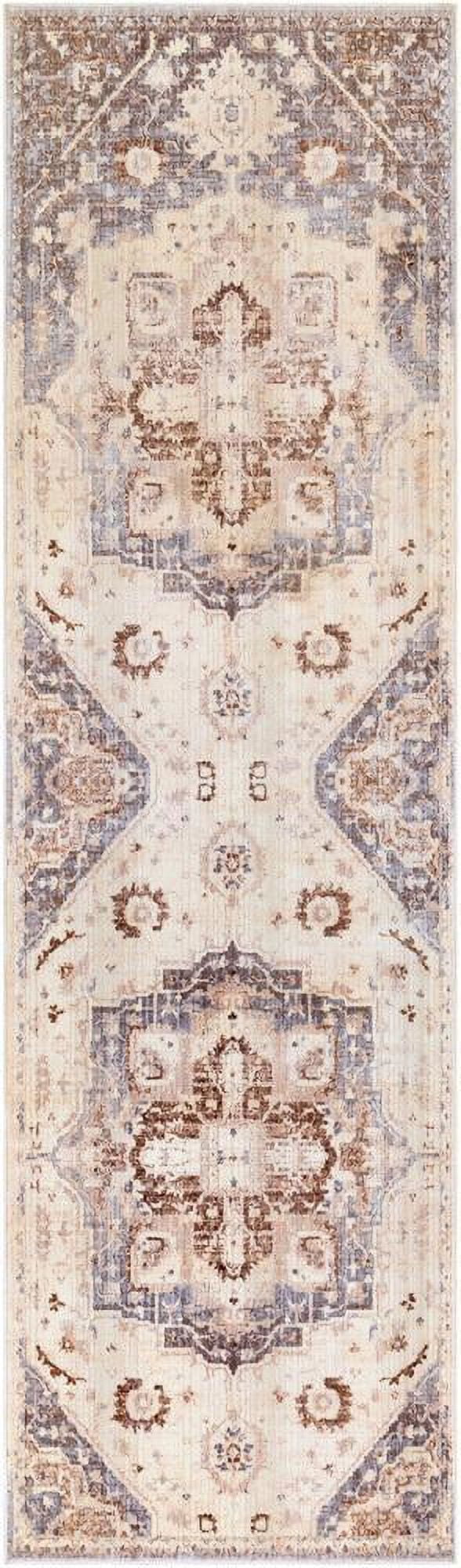 Mark&Day Area Rugs, 2x9 Roubaix Traditional Dark Brown Runner Area Rug ...