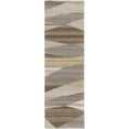thumbnail image 1 of Mark&Day Wool Rugs, 3x12 Mulhouse Modern Dark Brown Runner Area Rug, Charcoal Taupe Tan Carpet for Hallway, Kitchen, Bedroom or Living Room (3' x 12' Runner), 1 of 6