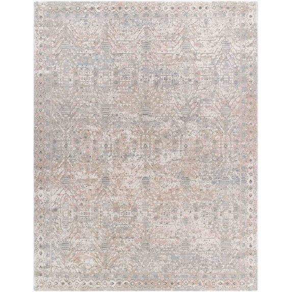 Mark&Day Area Rugs, 3x4 Marcelle Traditional Slate Area Rug, Grey Silver Carpet for Living Room, Bedroom or Kitchen (2'7" x 3'11")