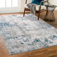 thumbnail image 1 of Mark&Day Area Rugs, 3x4 Sheldahl Modern Teal Area Rug (3'3" x 4'5"), 1 of 6