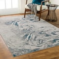 thumbnail image 1 of Mark&Day Area Rugs, 2x4 Shueyville Modern Gray Marble Area Rug, Grey Blue Beige Carpet for Living Room, Bedroom or Kitchen (31" x 46"), 1 of 6