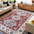 thumbnail image 1 of Mark&Day Area Rugs, 3x5 Een Traditional Dark Red Area Rug (3'6" x 5'6"), 1 of 9