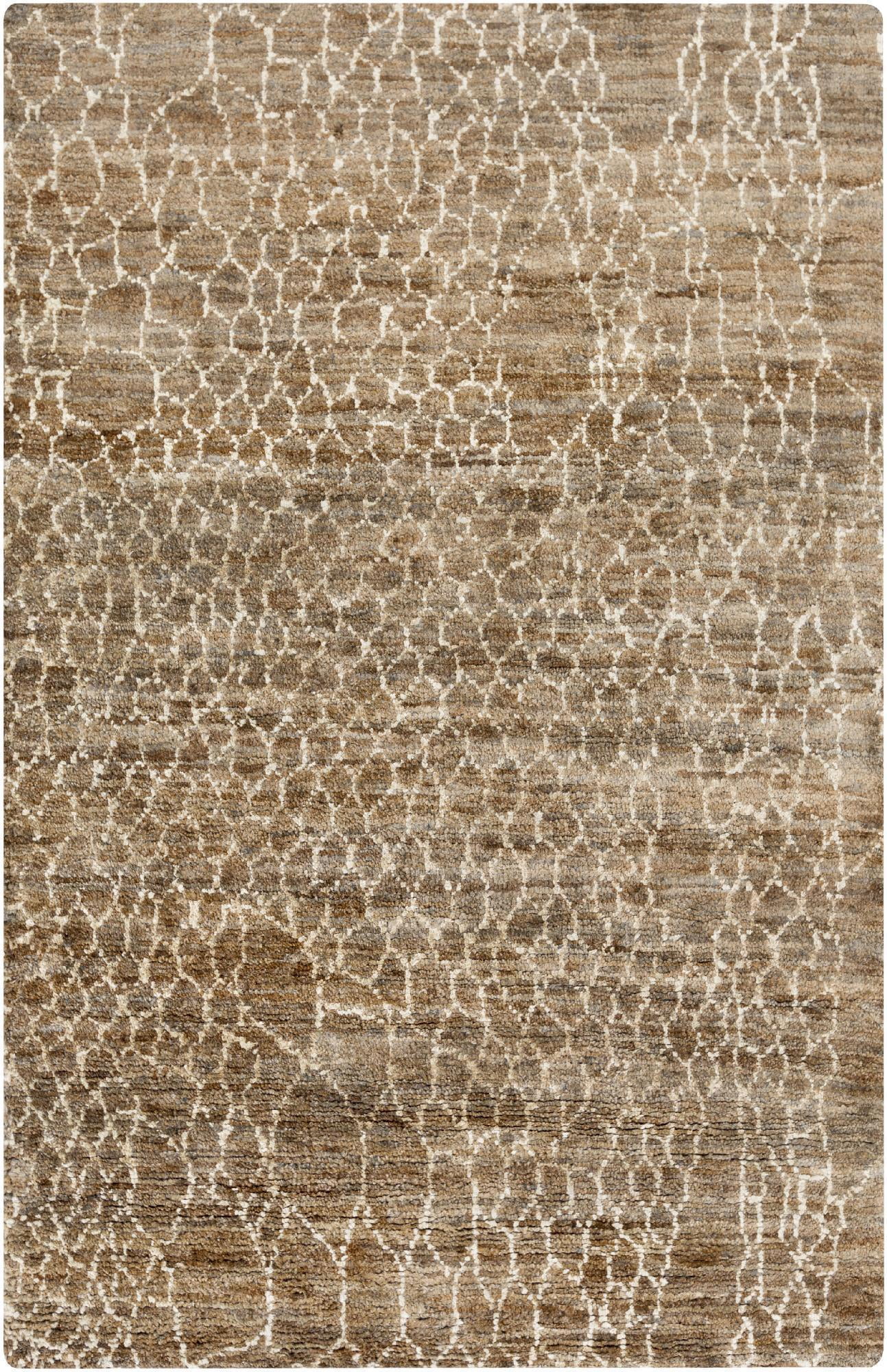 Mark&Day Jute Rugs, 3x5 Laron Modern Dark Brown Area Rug, Brown Green ...