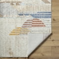 thumbnail image 1 of Mark&Day Area Rugs, 3x5 Nicklaus Modern Brown Area Rug, White Grey Blue Carpet for Living Room, Bedroom or Kitchen (3'2" x 4'11"), 1 of 5