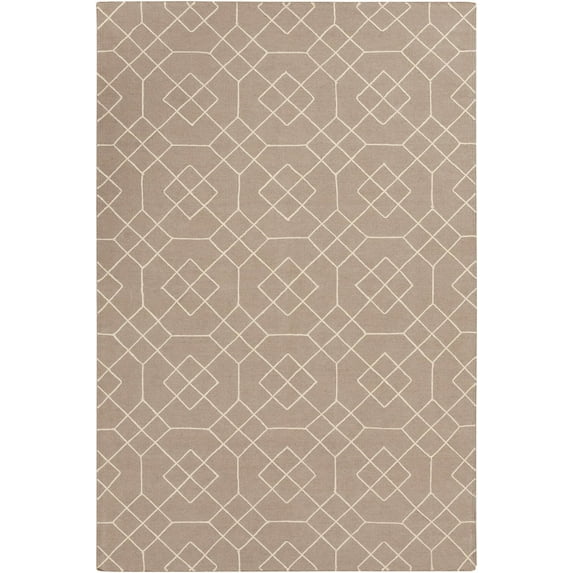 Mark&Day Wool Rugs, 4x6 Salesville Modern Beige Area Rug, Beige Carpet for Living Room, Bedroom or Kitchen (3'6" x 5'6")