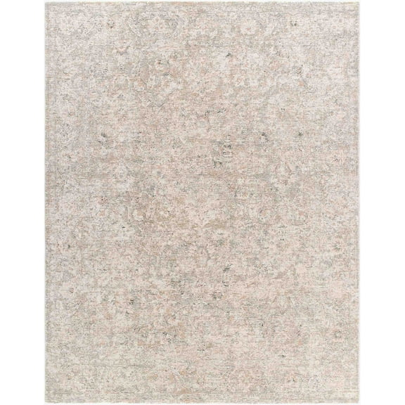 Mark&Day Area Rugs, 3x7 Reshonda Traditional Ash Runner Area Rug, Ash Grey Silver Carpet for Hallway, Kitchen, Bedroom or Living Room (2'7" x 7'3" Runner)