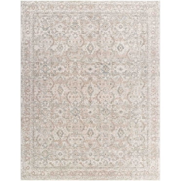 Mark&Day Area Rugs, 3x7 Trenna Traditional Light Silver Runner Area Rug (2'7" x 7'3")