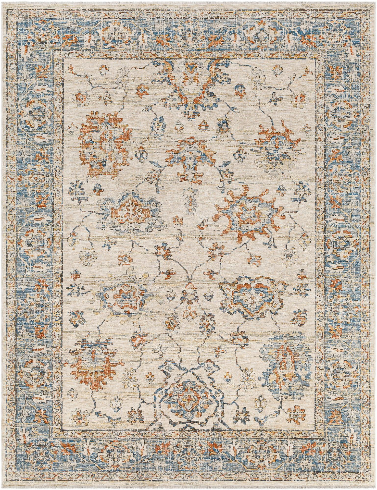 Mark&Day Area Rugs, 3x8 Bazine Traditional Ivory Runner Area Rug (2'10 ...