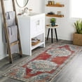thumbnail image 1 of Mark&Day Area Rugs, 3x8 Henry Traditional Bright Red Runner Area Rug, Red Black Carpet for Hallway, Kitchen, Bedroom or Living Room (2'11" x 7'10" Runner), 1 of 8