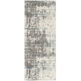 thumbnail image 1 of Mark&Day Area Rugs, 3x8 Itens Modern Medium Gray Runner Marble Area Rug, Grey Black White Carpet for Hallway, Kitchen, Bedroom or Living Room (3'3" x 8' Runner), 1 of 8