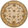 thumbnail image 1 of Mark&Day Wool Rugs, 4ft Round Didsbury Traditional Khaki Area Rug, Brown White Beige Carpet for Living Room, Bedroom or Kitchen (4' Round), 1 of 3